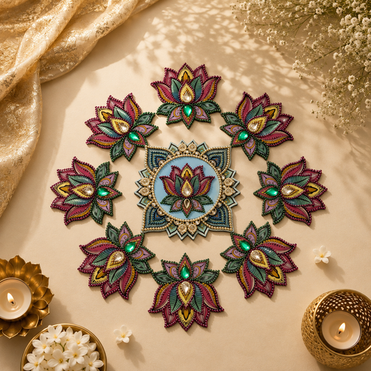 Emerald Petite Rangoli