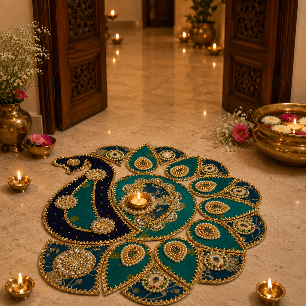 Neel Mayur Rangoli