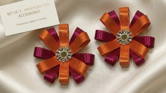 The Aurum Bloom - Tangerine and Magenta