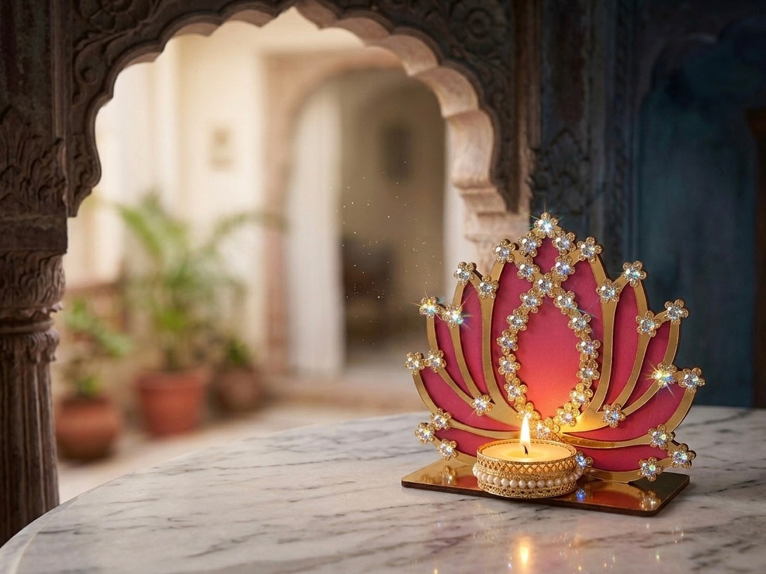 Aura- Lotus Tealight Holder